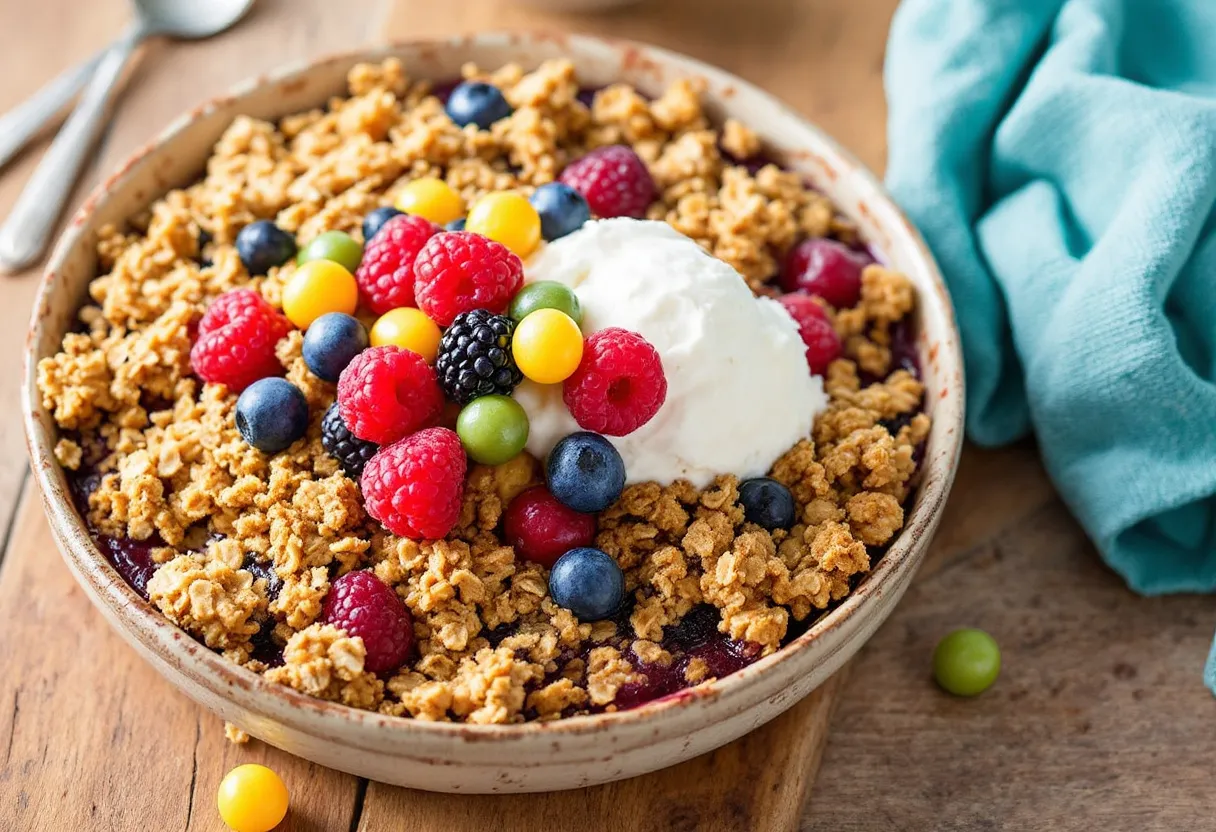 Prairie Berry Crisp recipe image