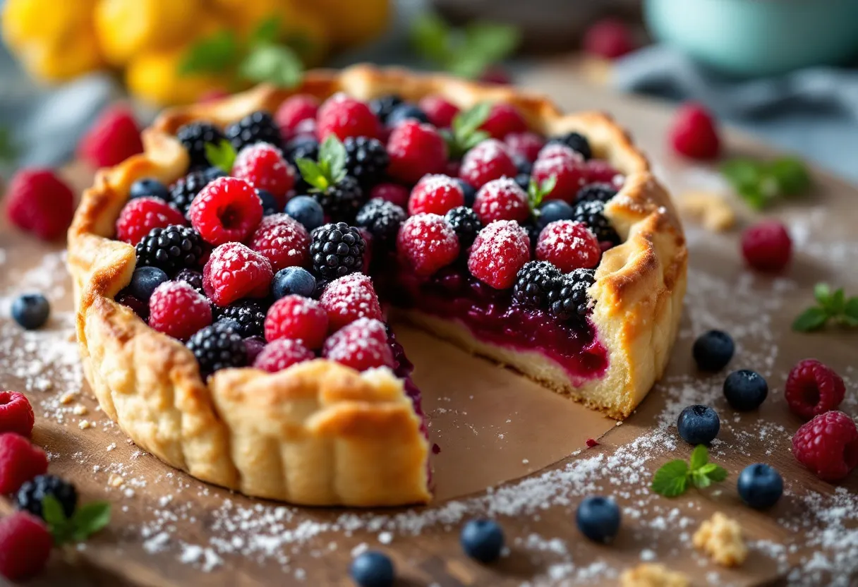 Prairie Berry Tart recipe image