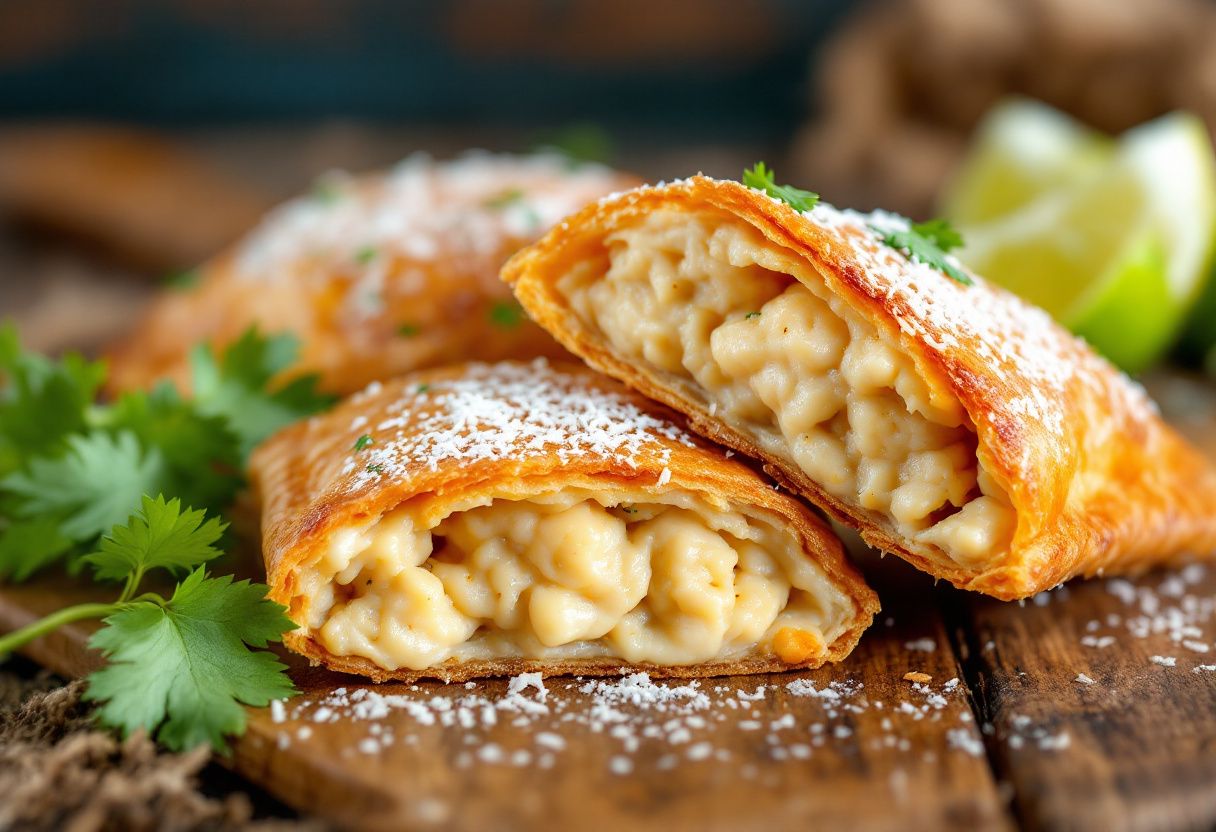 Pulaka Pockets recipe image