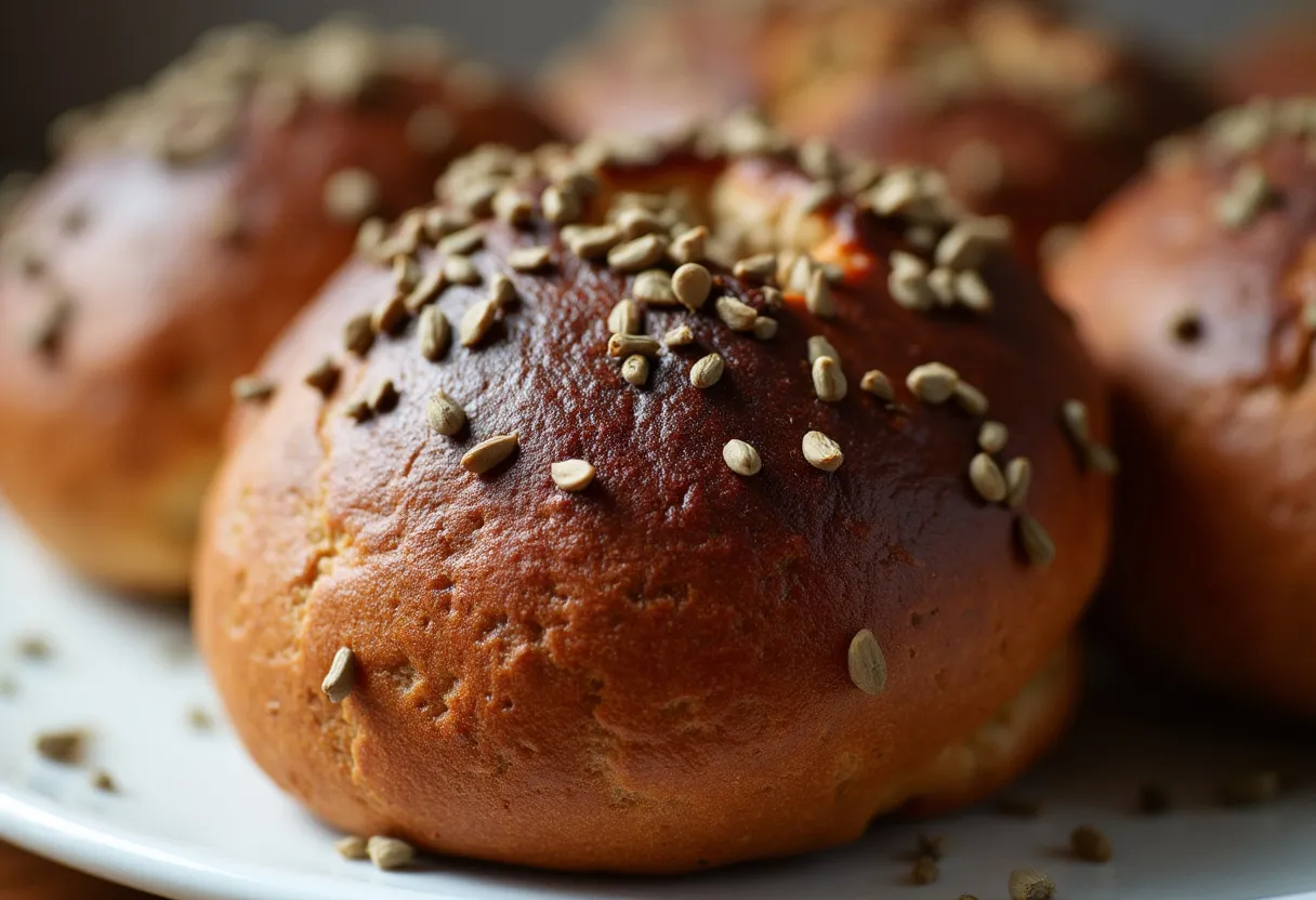 Pumpernickel Rolls recipe image