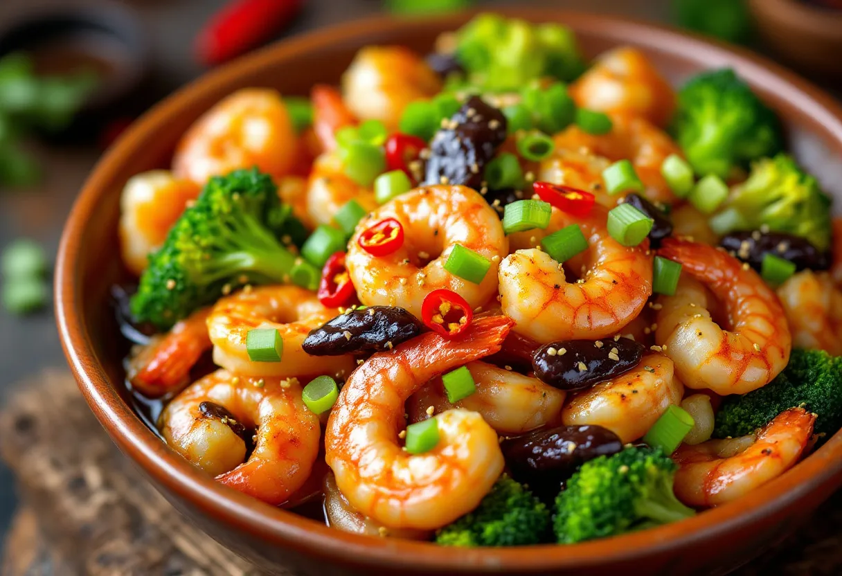 Qing Cong Douchi Xia recipe image