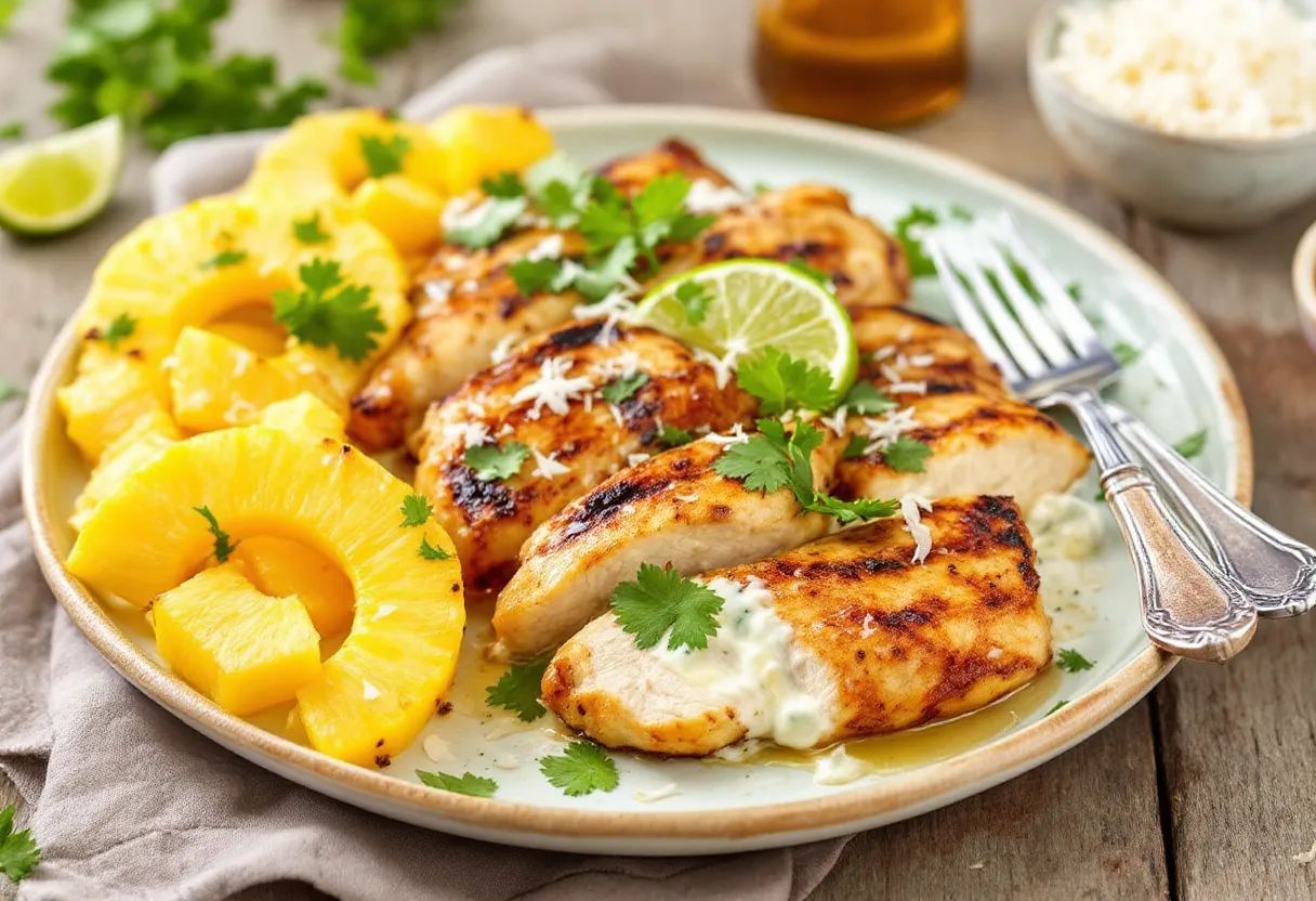 Queensland Tropical Yoghurt Grilled Chicken recipe image