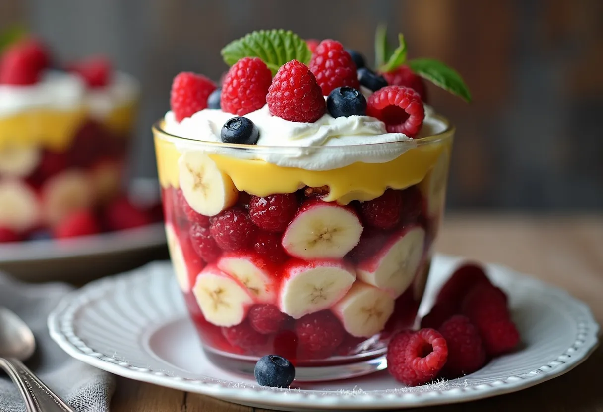 Rachel’s Trifle From Friends Tv Show recipe image