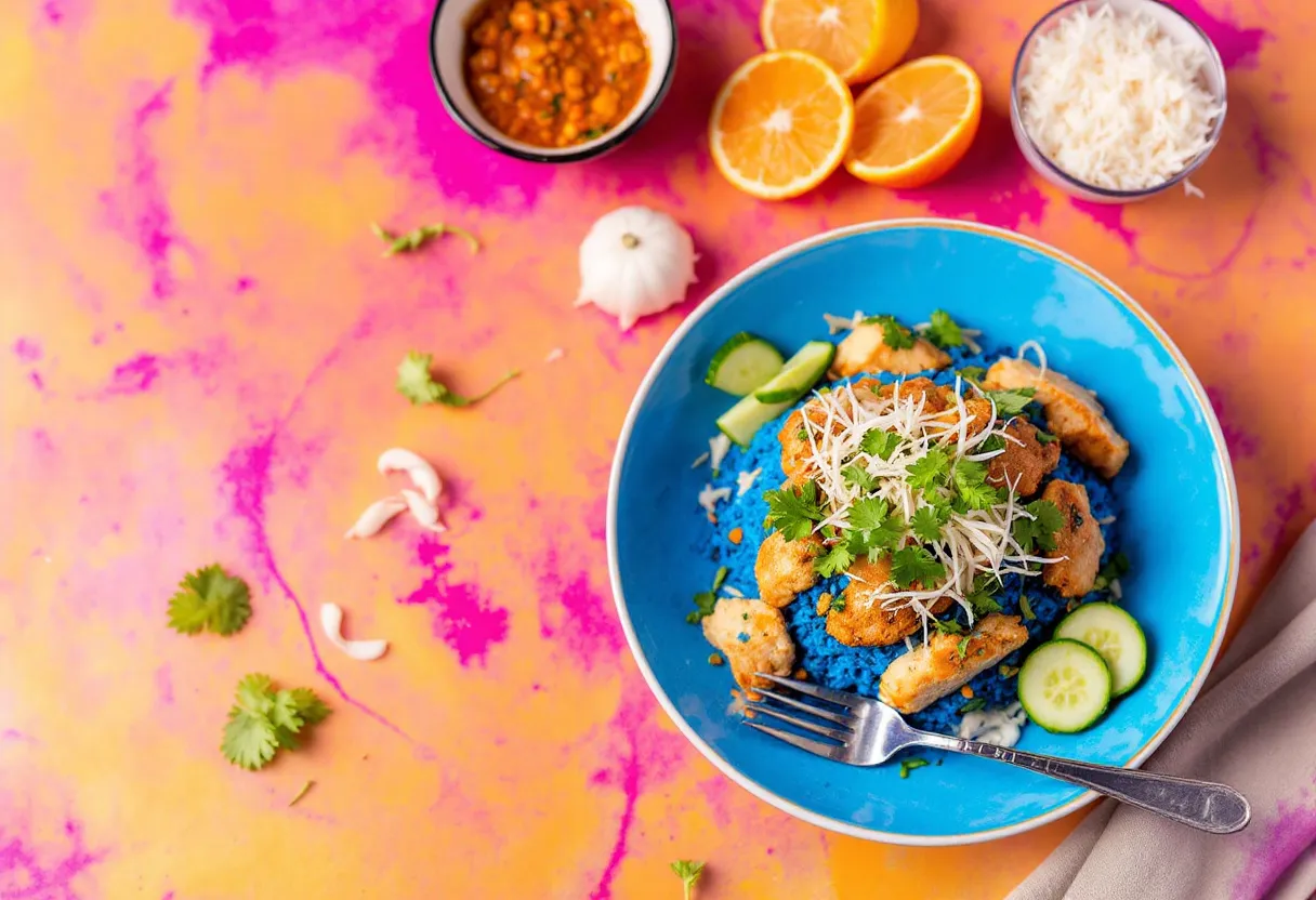 Raffles Nasi Kerabu recipe image