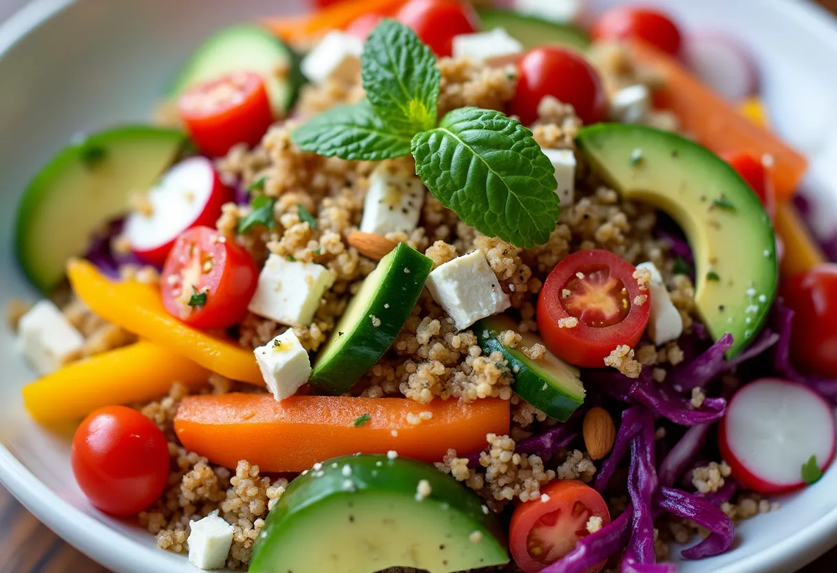 Rainbow Rooibos Salad recipe image