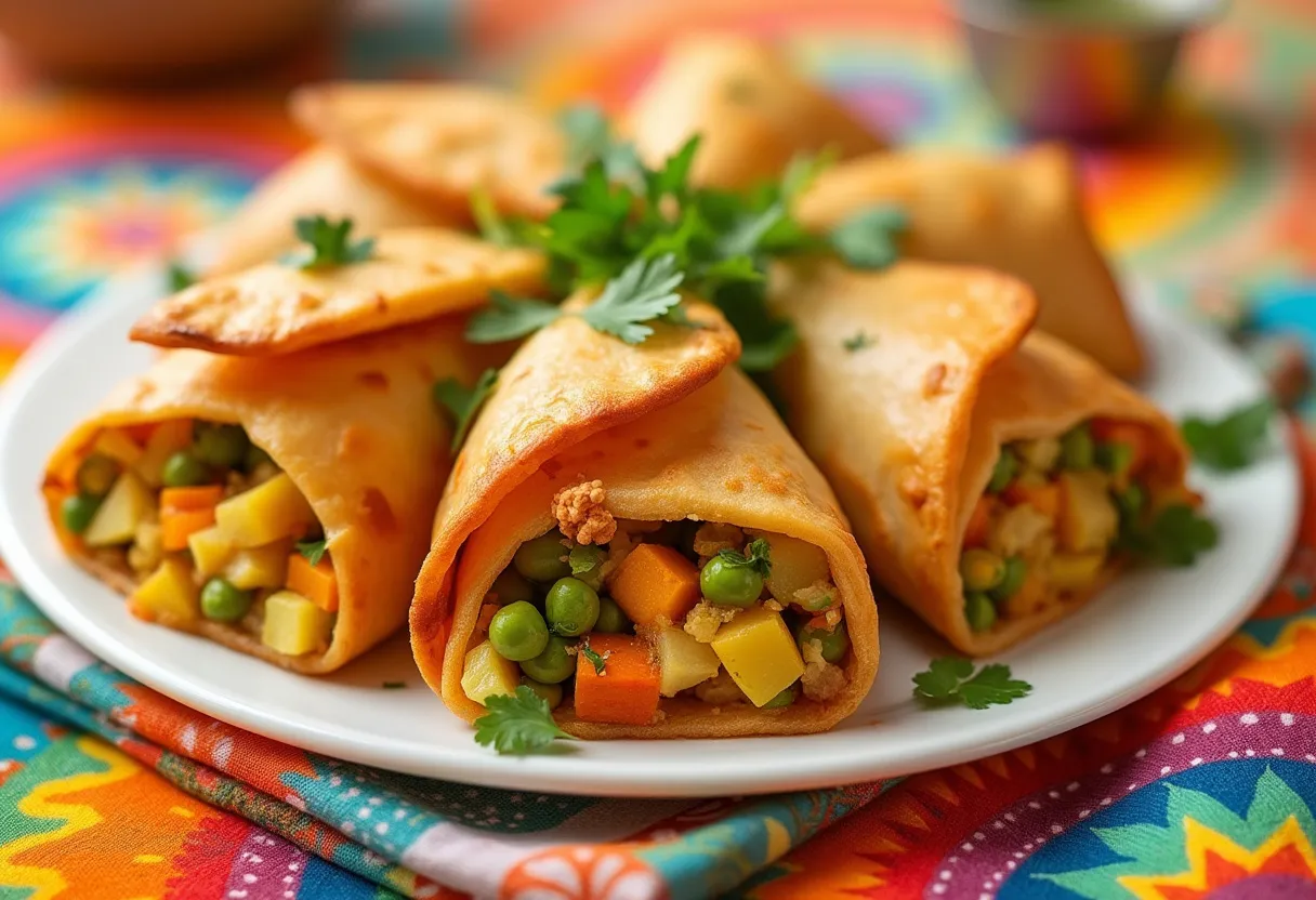 Rangoli Samosa recipe image