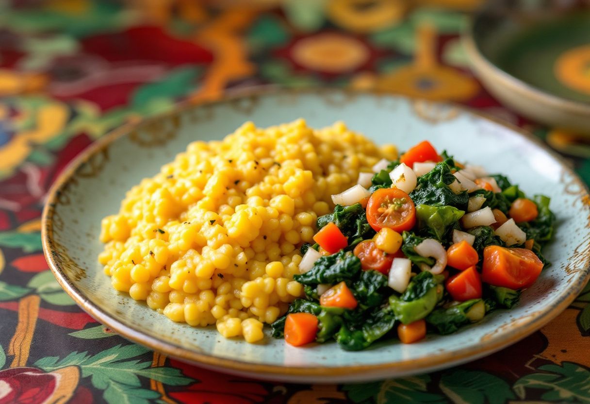 Sadza ne Muriwo recipe image