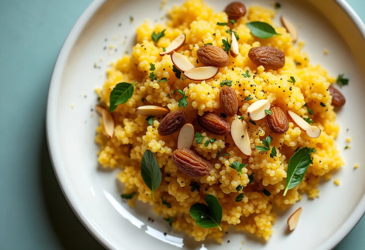 Saffron Citrus Couscous recipe image