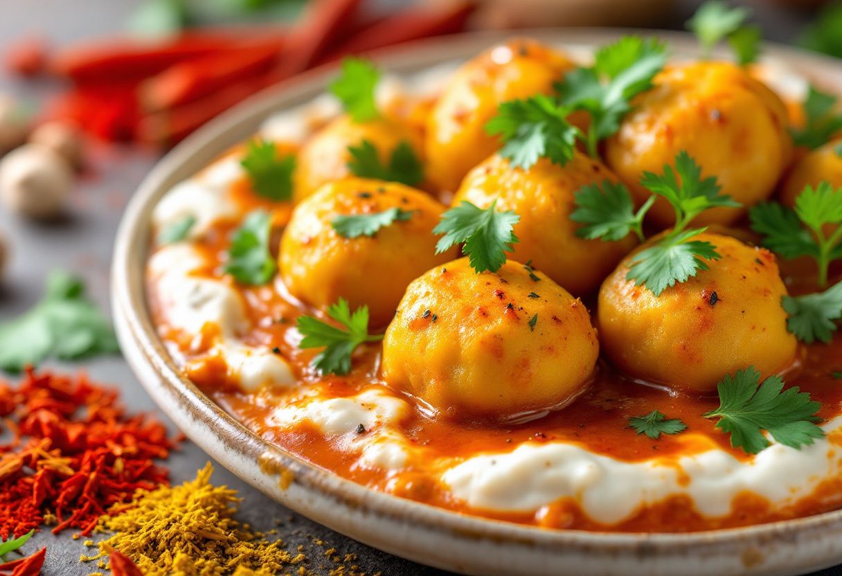 Saffron Kofta Khayal recipe image