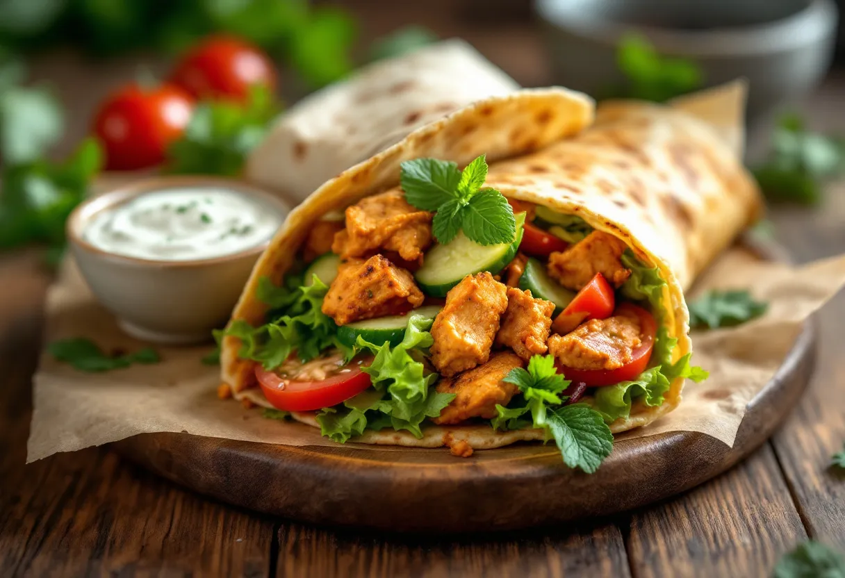 Sahawiq Chicken Wrap recipe image