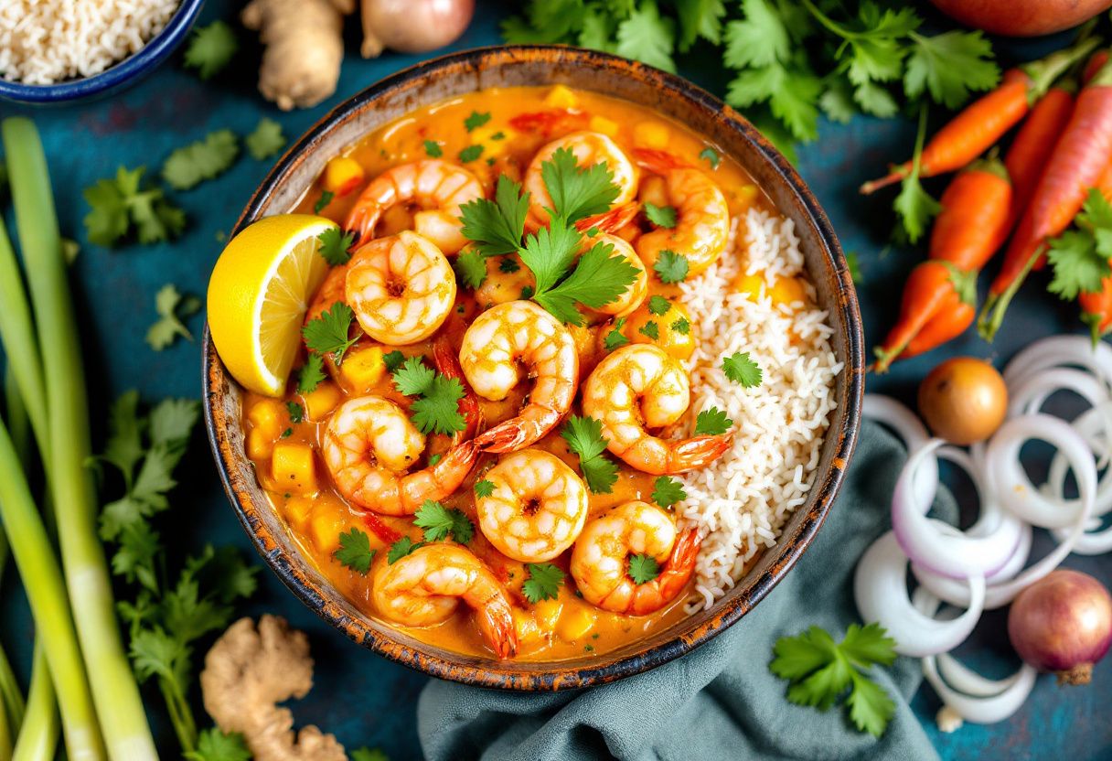 Saigon Coconut Prawn Curry recipe image