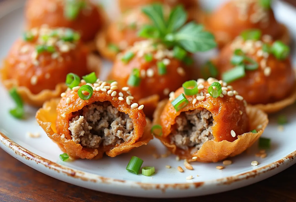 Saigon Sesame Bites recipe image