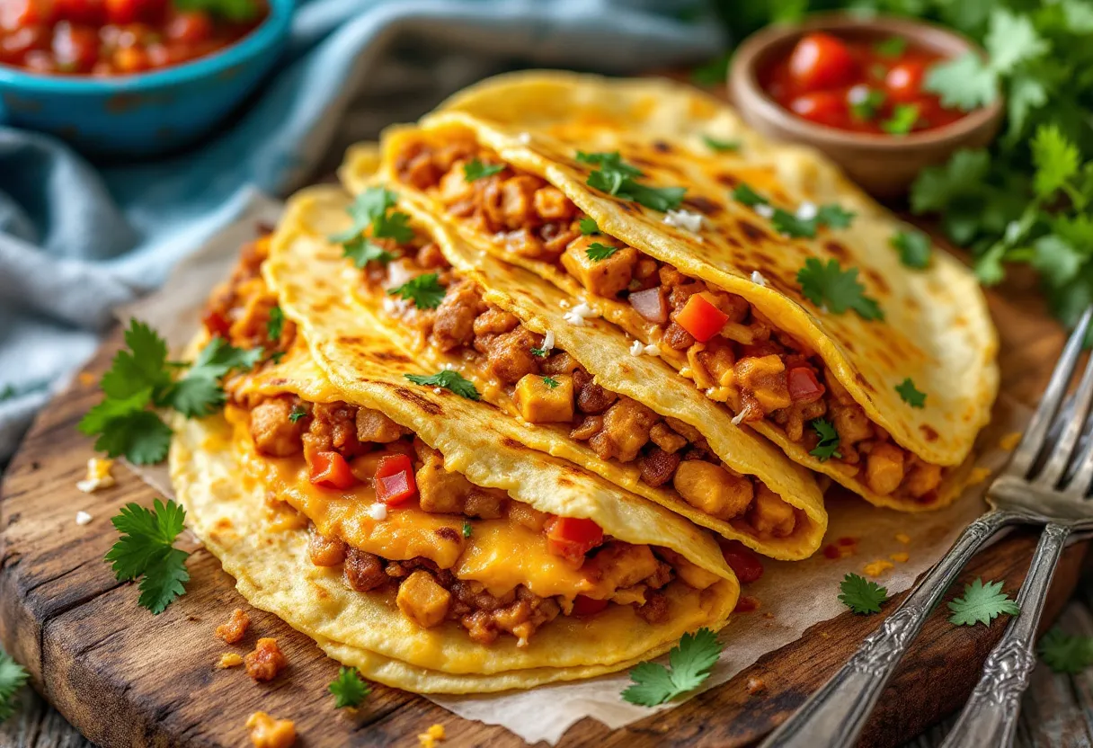 Salvadoran Loroco Cheese Pupusas recipe image