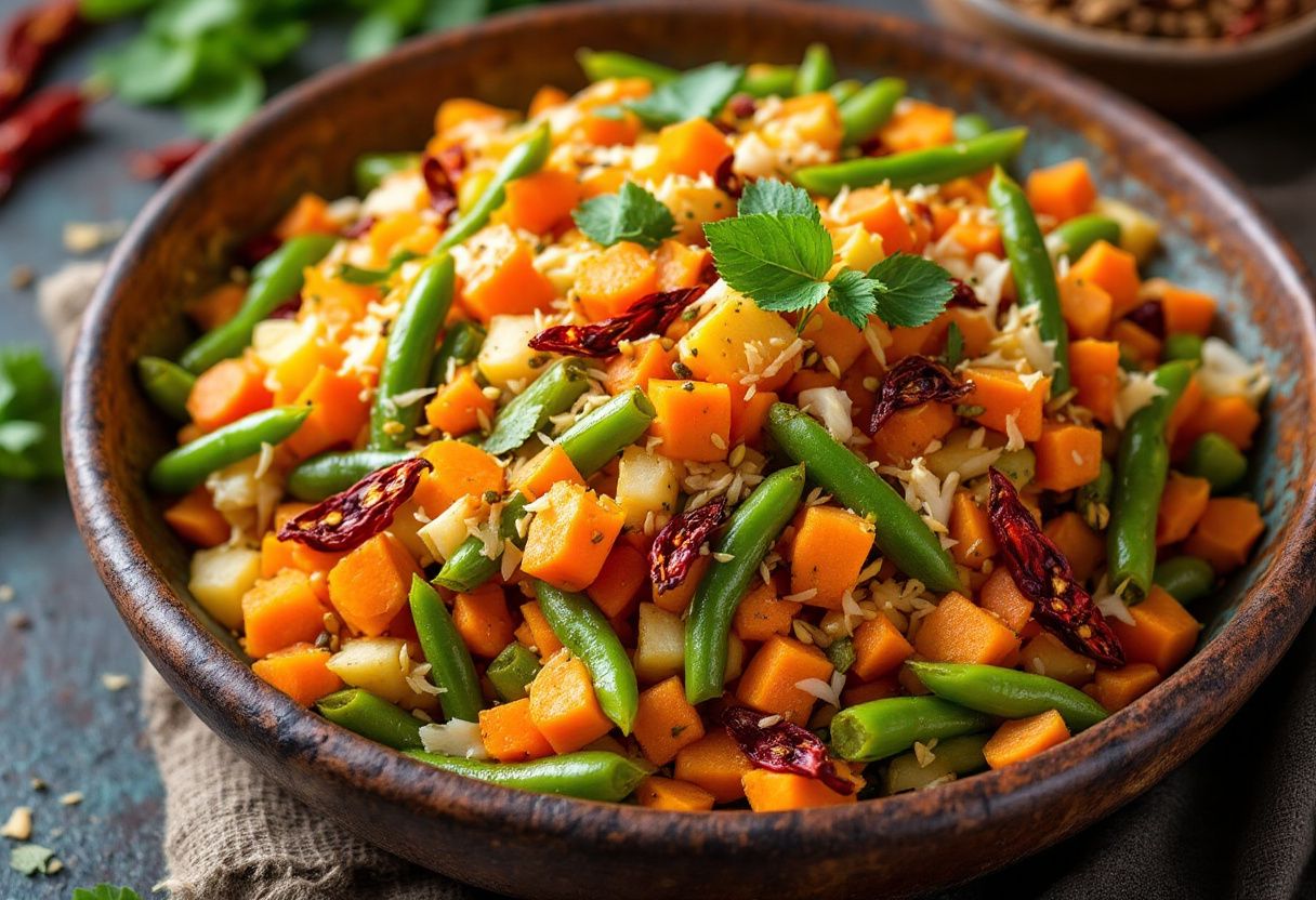 Sappadu Poriyal recipe image