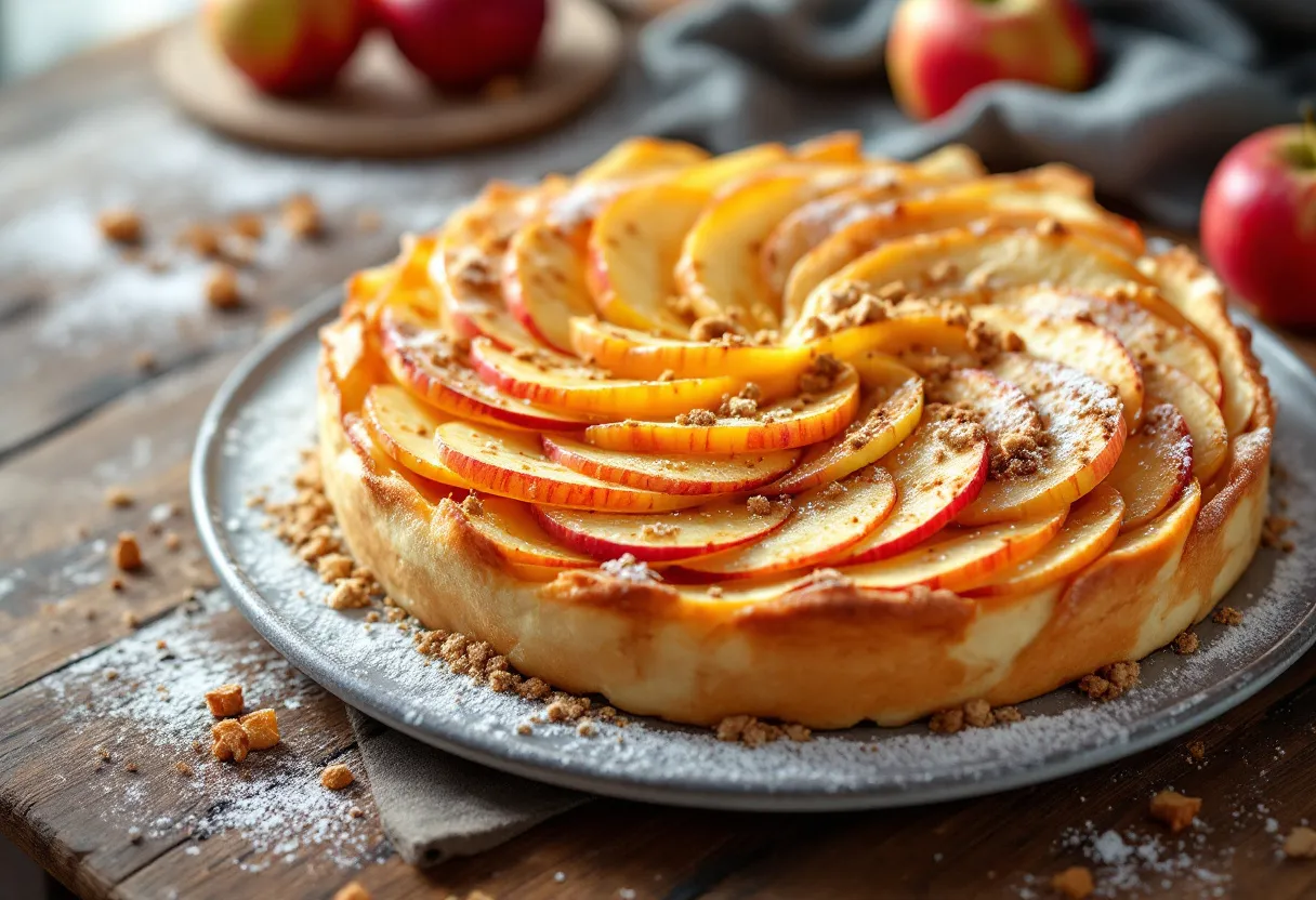 Schwäbischer Apfelauflauf recipe image