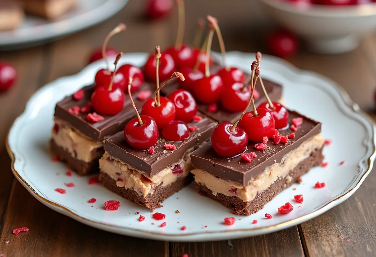 Schwarzwälder Nougat Häppchen recipe image