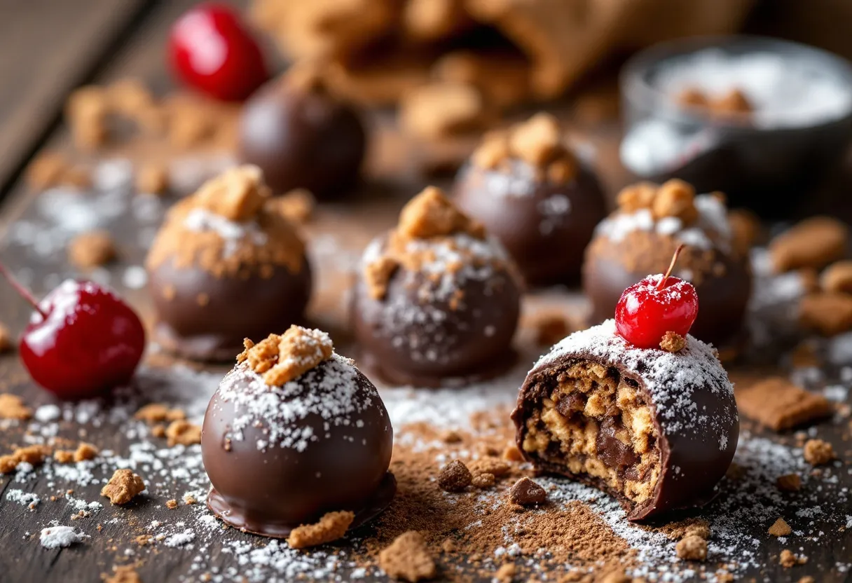 Schwarzwälder Trüffelkugel recipe image