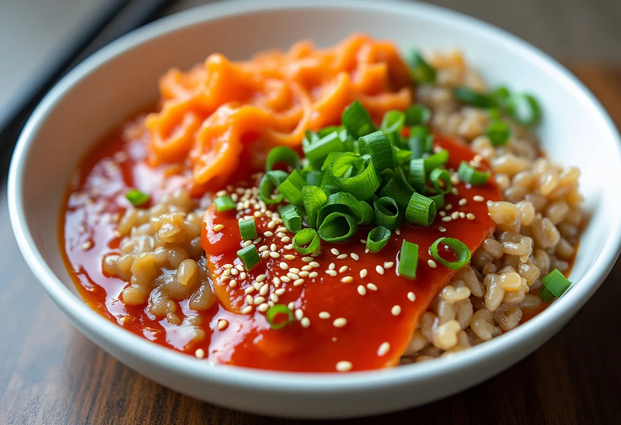 Seoul Spiced Barley recipe image