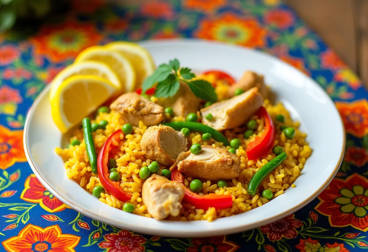 Sevilla Saffron Paella recipe image