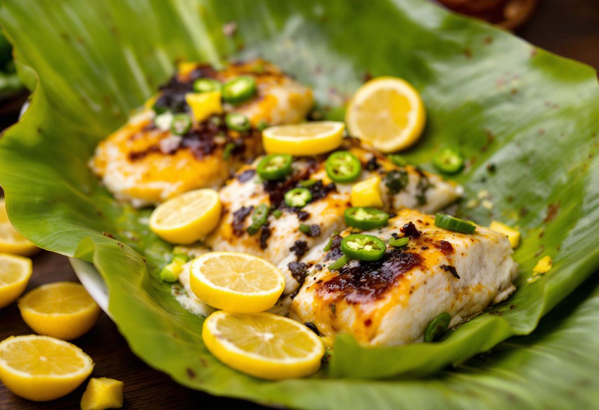 Shorshe Baked Paturi recipe image