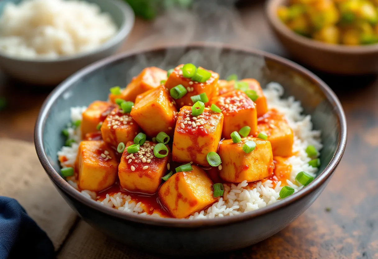 Sichuan Embers Tofu recipe image