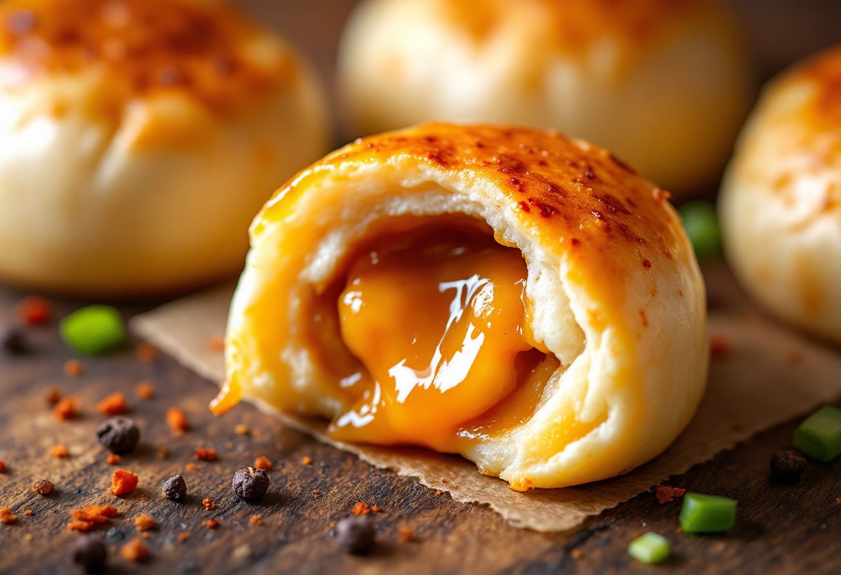 Sichuan Lava Buns recipe image