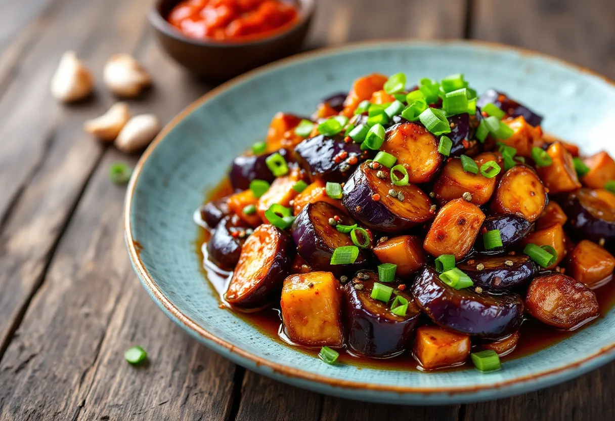 Sichuan Qiézi Chūn recipe image