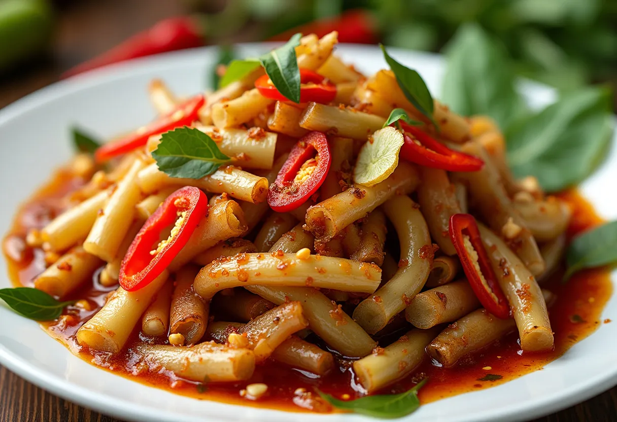 Sichuan Spiced Pickled Bamboo recipe image