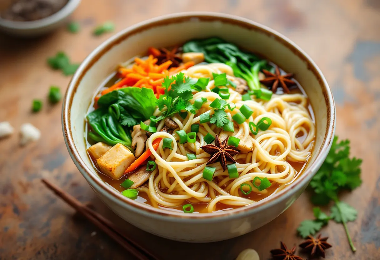 Silk Broth Noodles recipe image