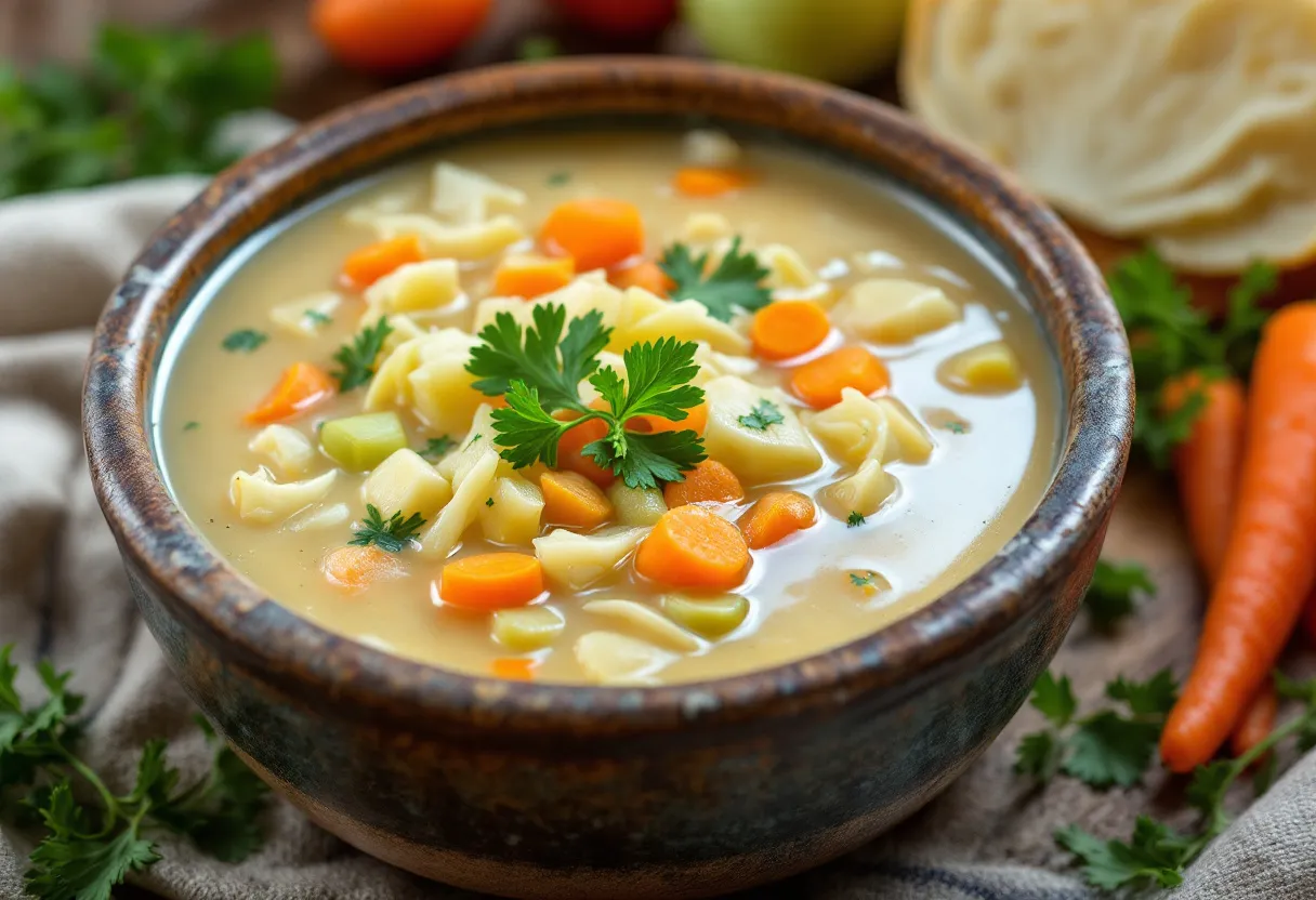 Silk Cabbage Soup recipe image