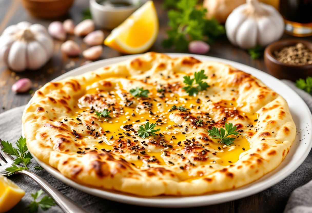 Sizzled Lavash recipe image