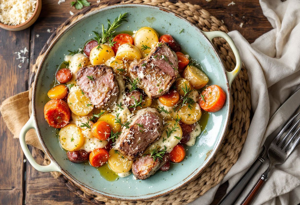 Skyr Lamb Gratin recipe image