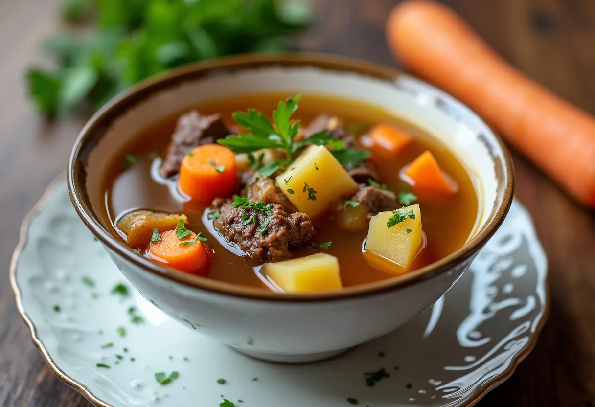 Slovakian Horká Polievka recipe image