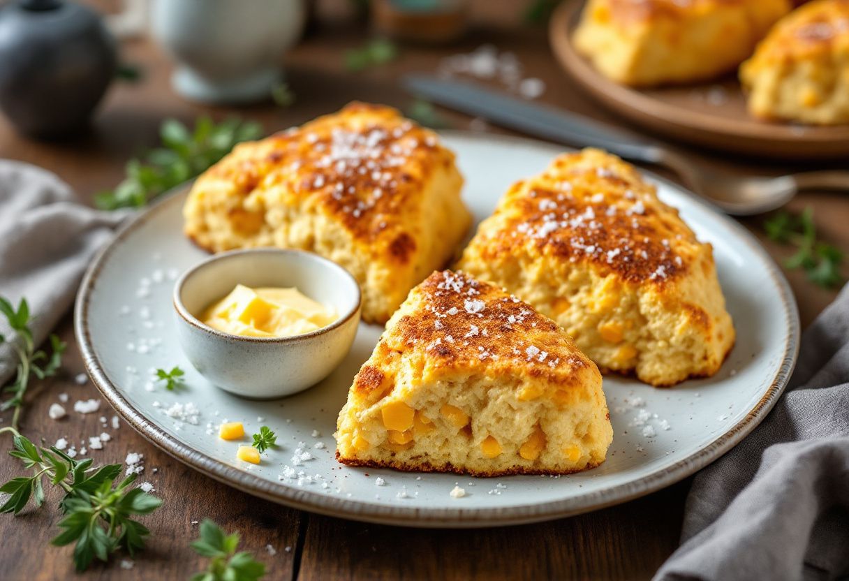 Smoky Cheddar Scones recipe image