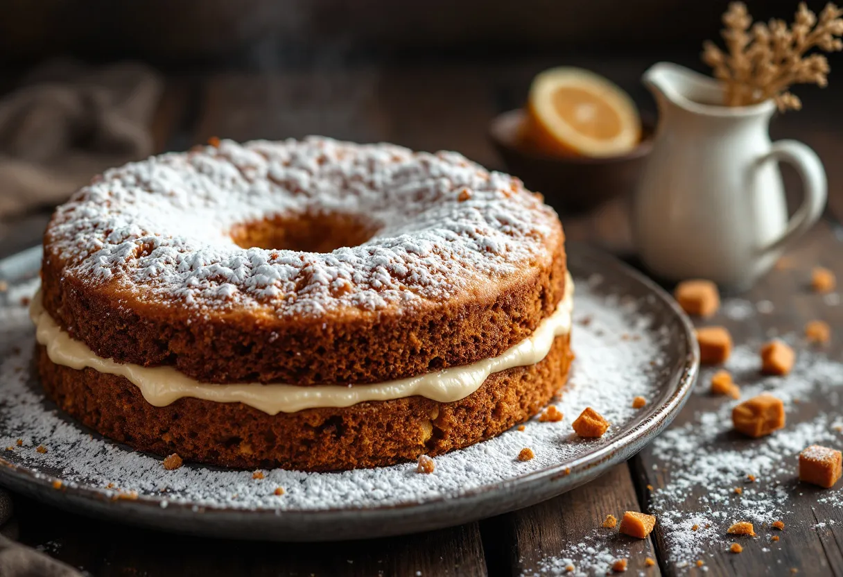 Snowy Russian Kvass Cake recipe image