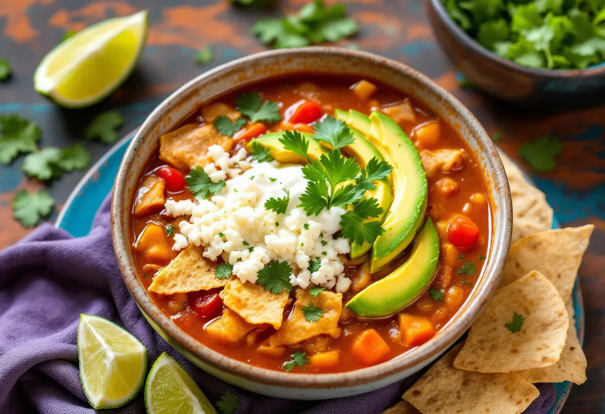 Sopa Azteca recipe image