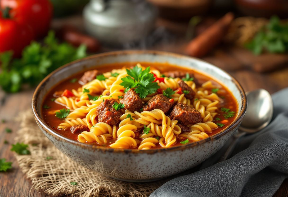 Sopa Criolla Pasta recipe image