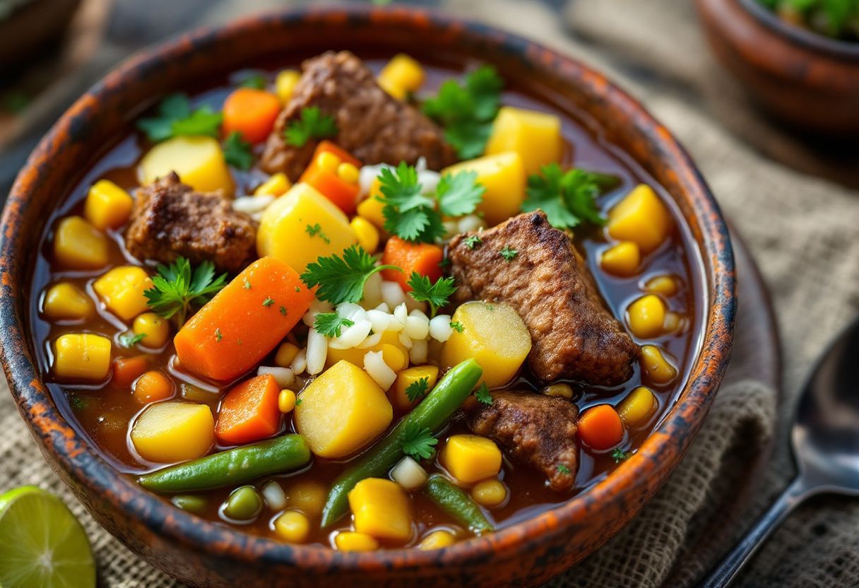 Sopa de Guanaco recipe image