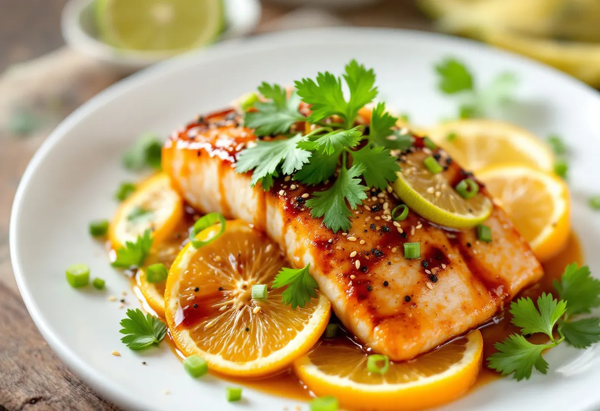 Soy Citrus Snapper recipe image