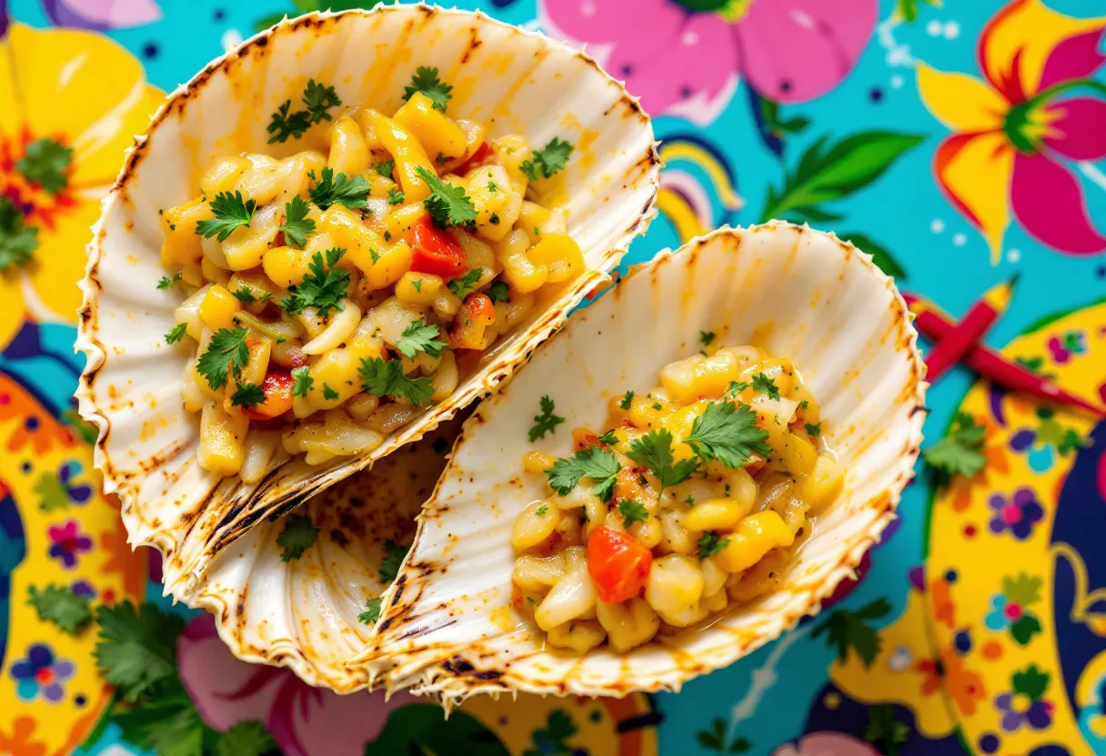 Spiced Caicos Shells recipe image