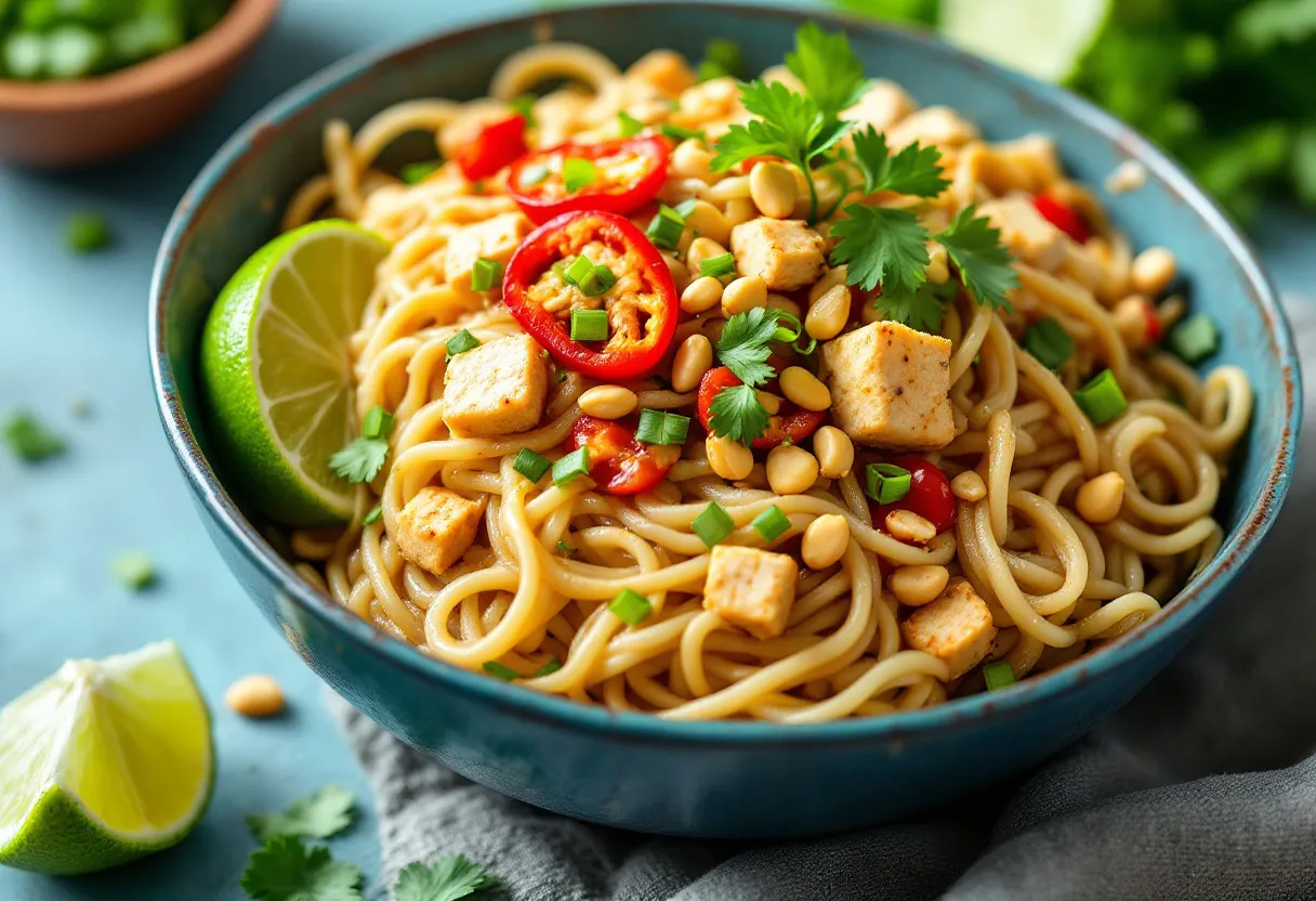 Spiced Lemongrass Noodles recipe image
