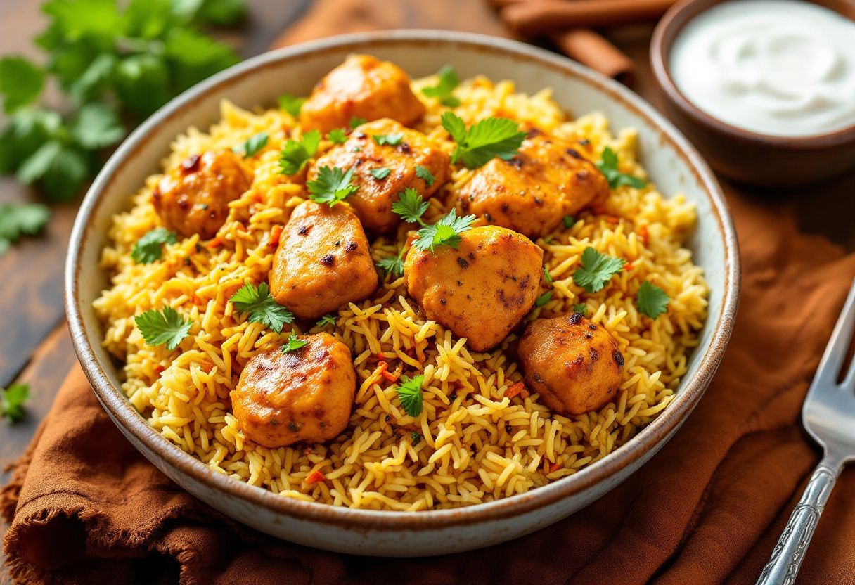 Spicy Breyani recipe image