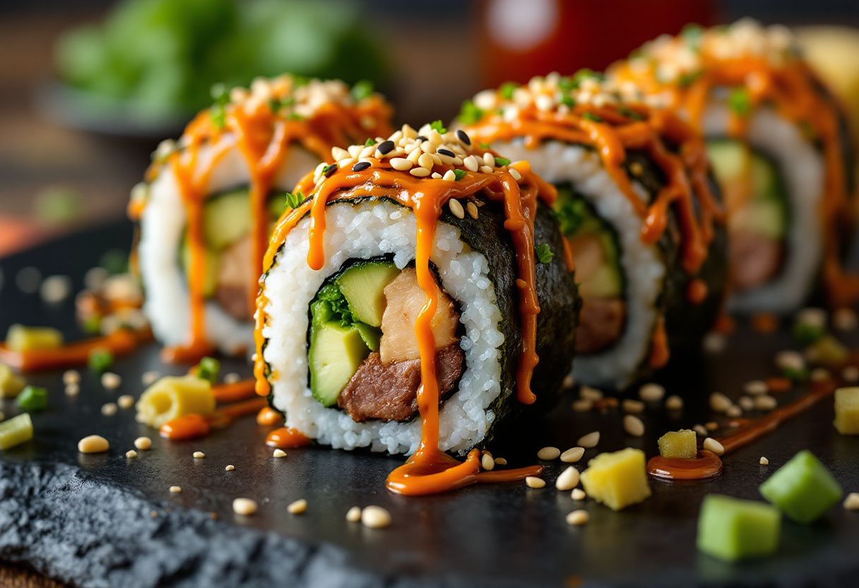 Ssamjang Fusion Roll recipe image
