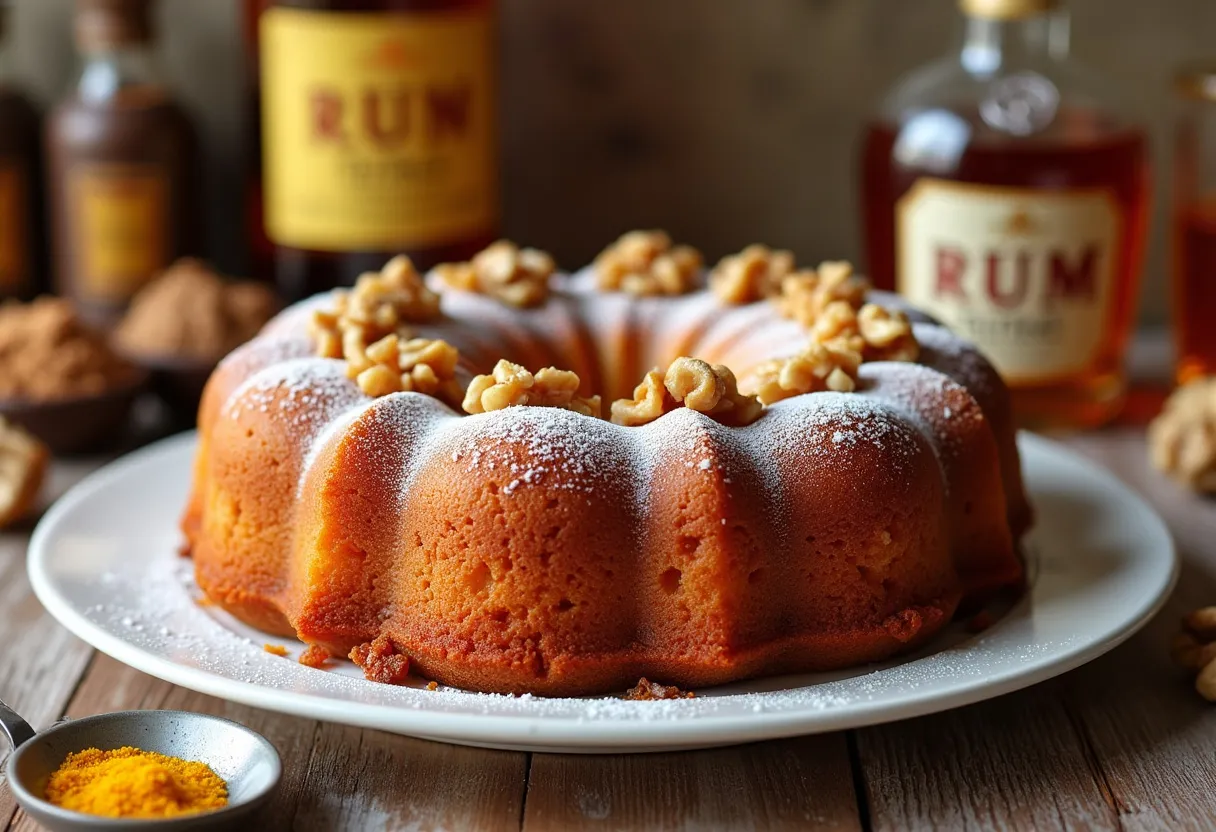 St. Helena Rum Cake recipe image