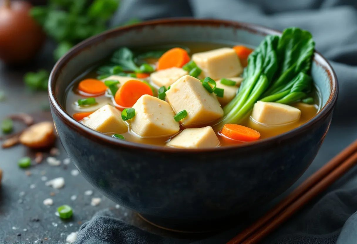 Steamed Tofu Soup recipe image