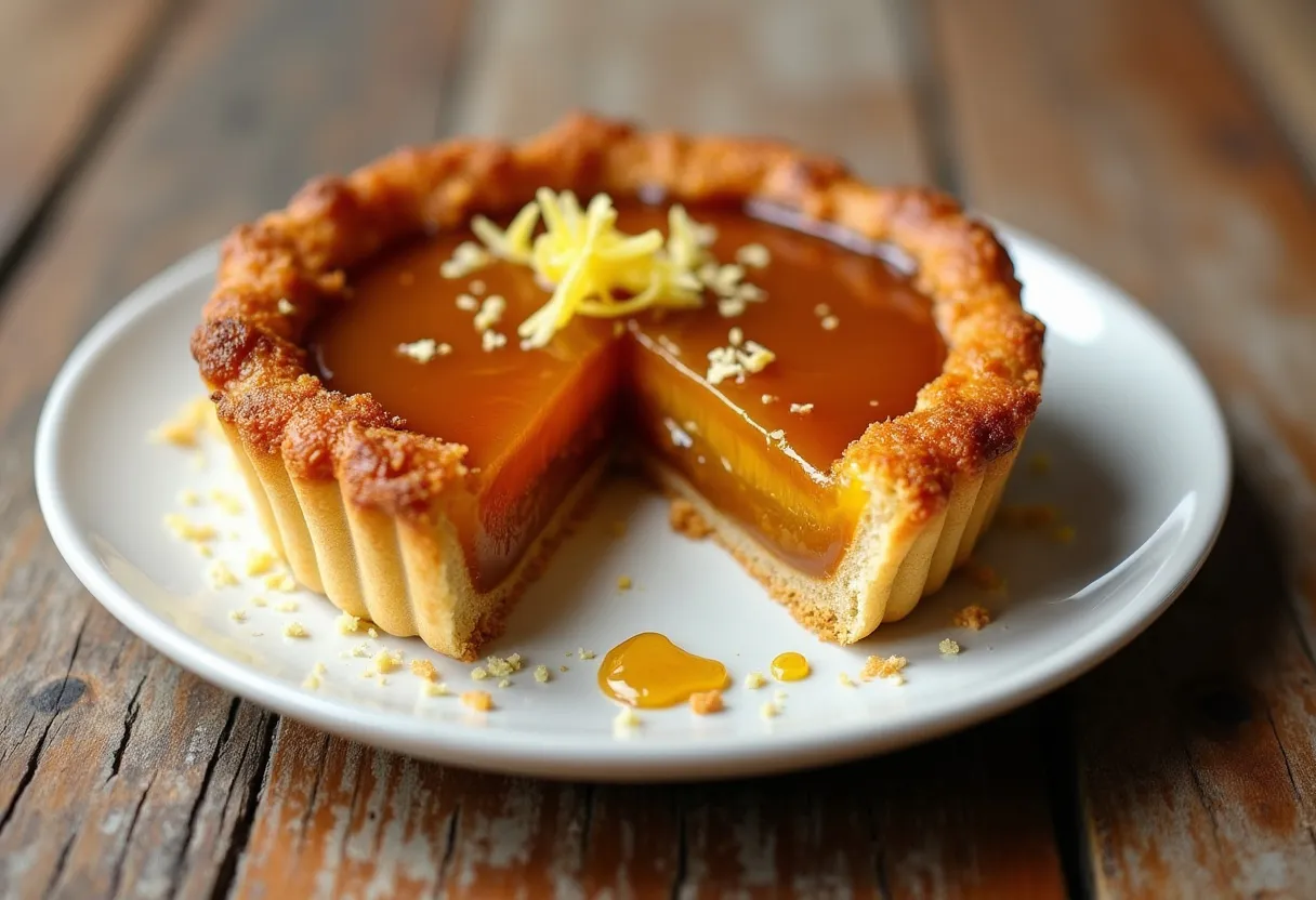 Sticky Treacle Tart recipe image