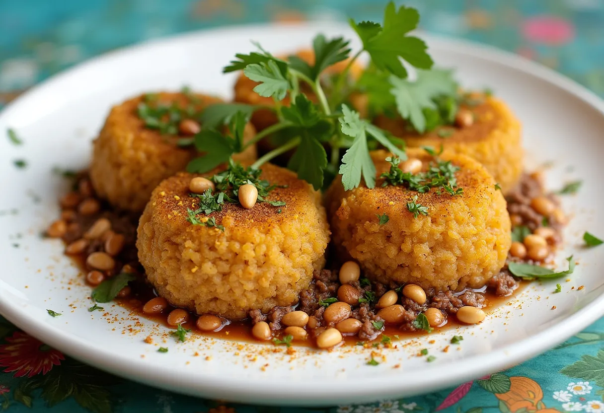 Sumac-Baked Kibbeh recipe image