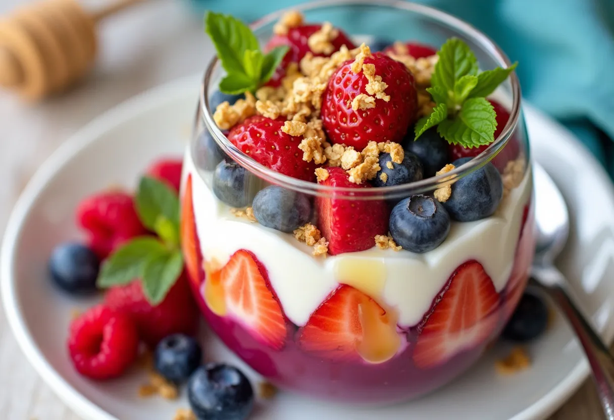 Summer Berry Parfait recipe image