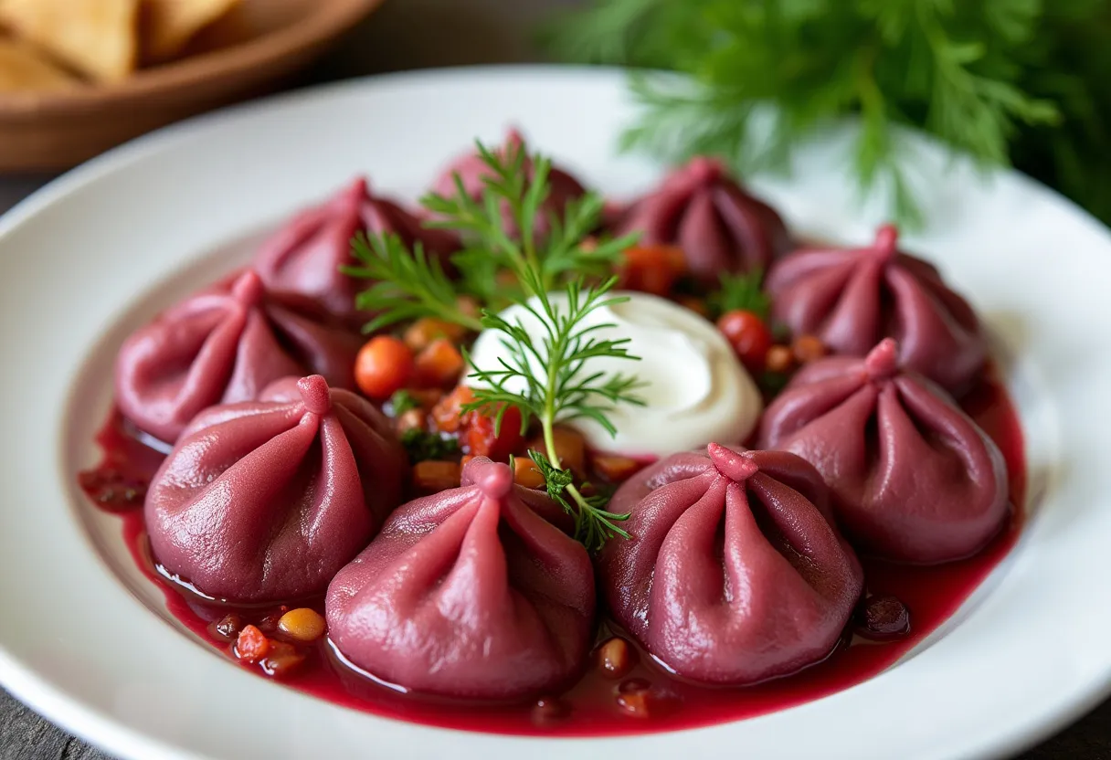 Sverdlovsk Borscht Dumplings recipe image