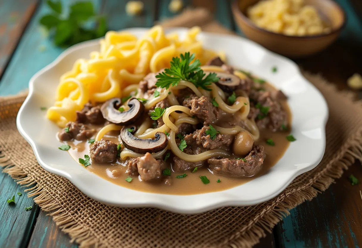Sverdlovsk Stroganoff recipe image